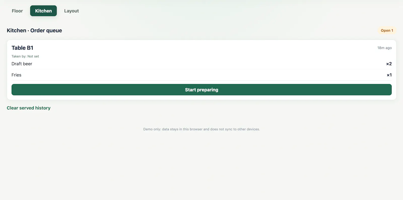 TableFlow screenshot 3