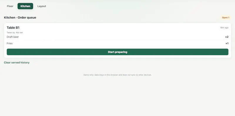 TableFlow screenshot 3