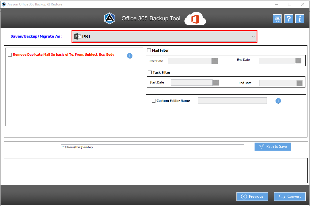 Office 365 إلى Office 365 Migration Tool media 7