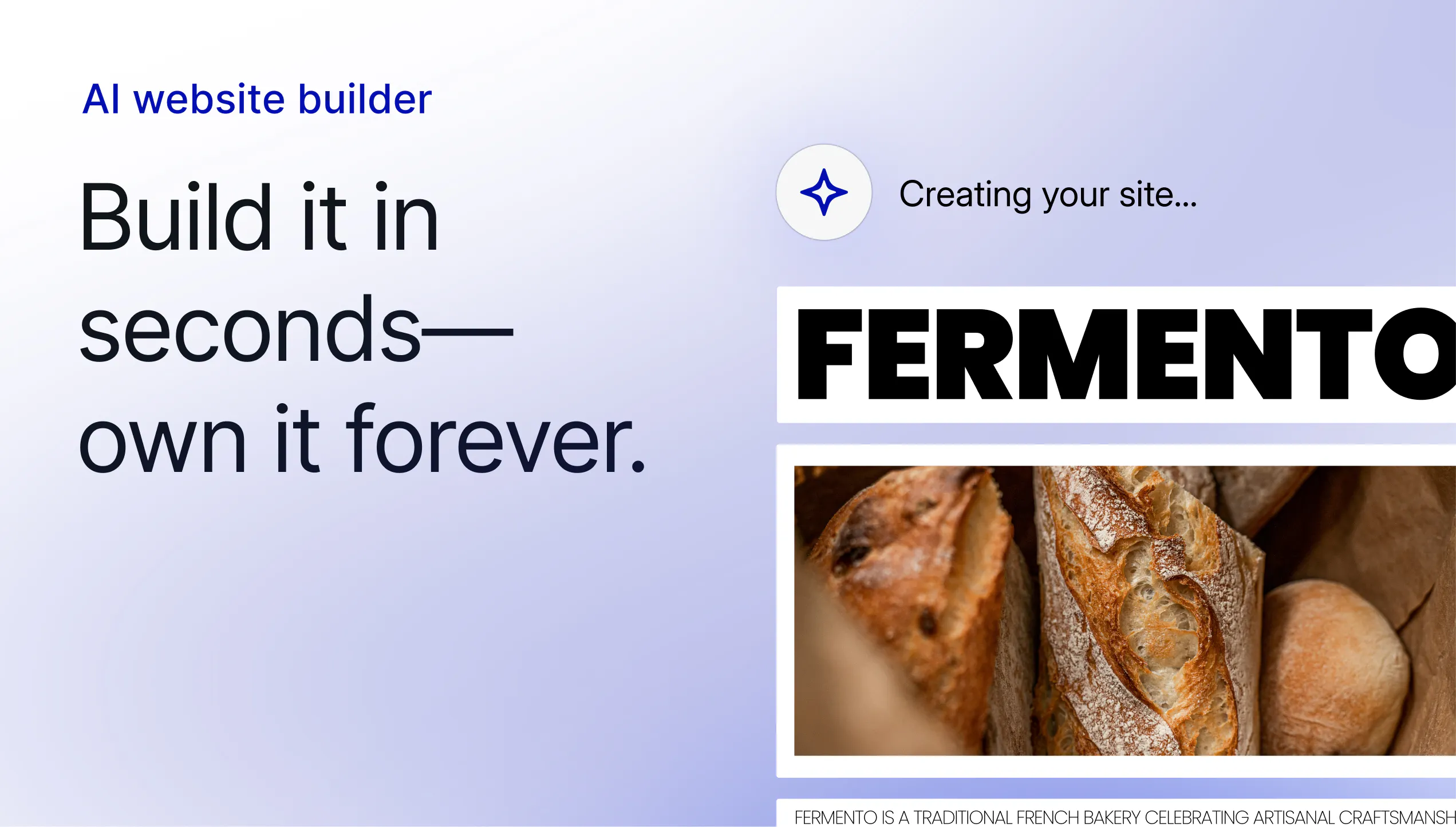 WordPress.com AI Website Builder gallery image