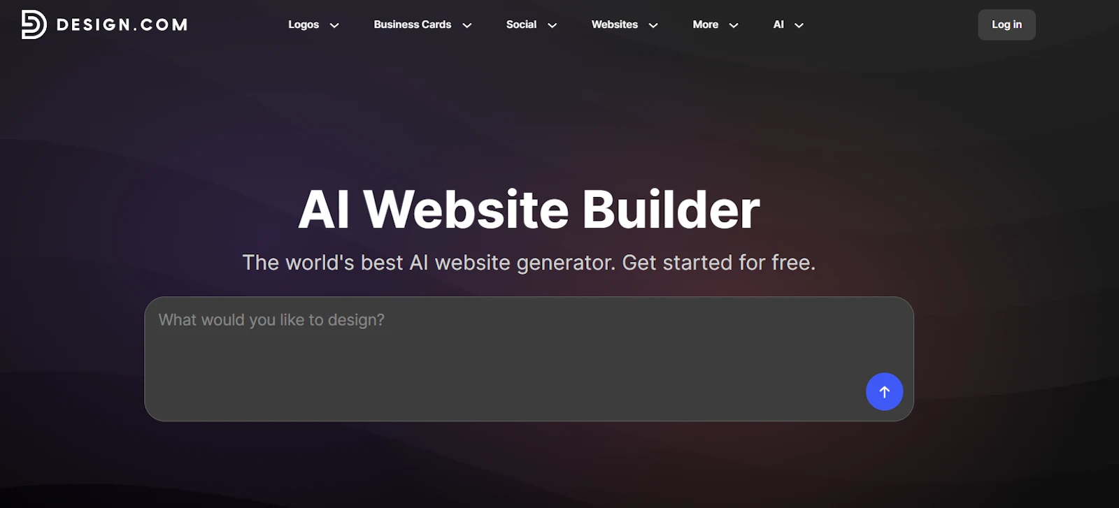 Design.com AI Website Builder screenshot 1