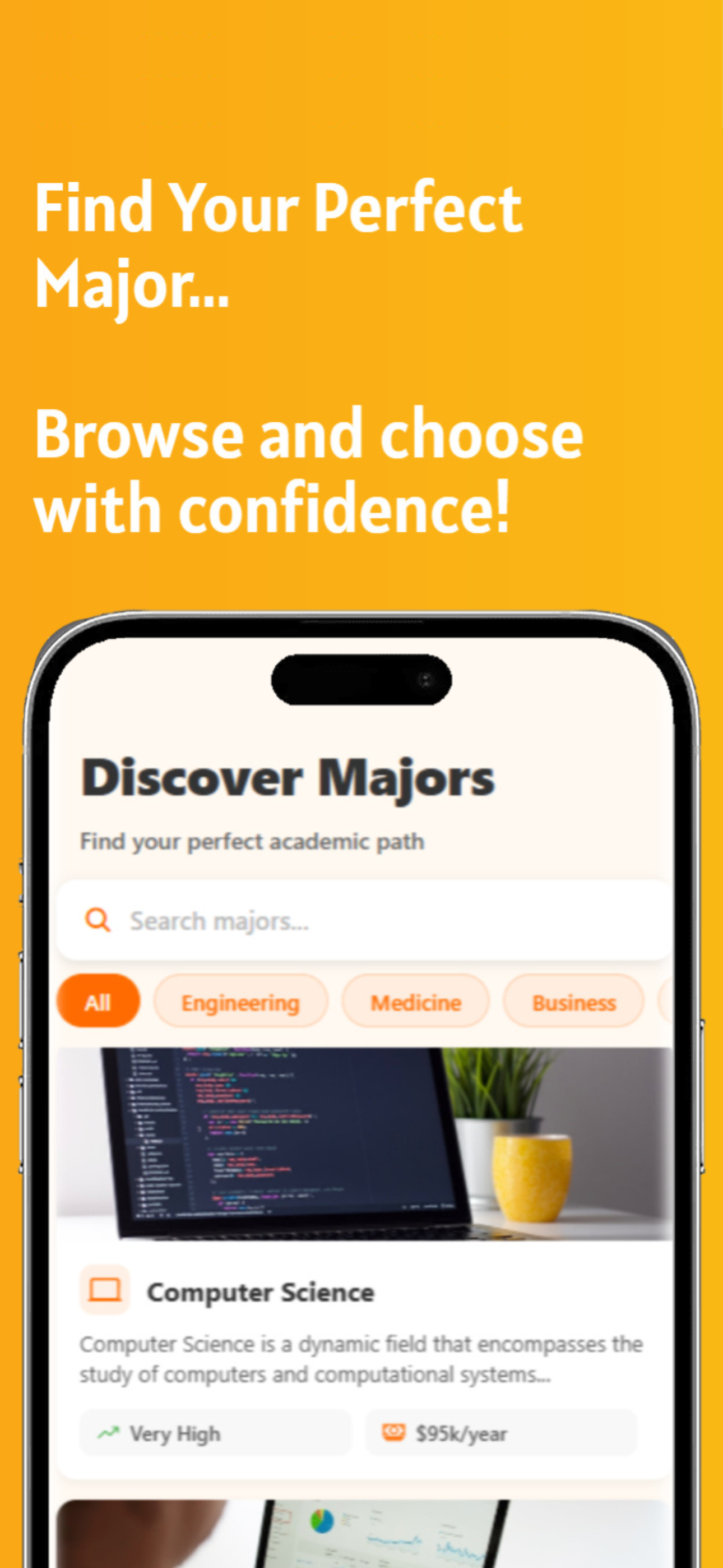 Média Application mobile Edvaro - Trouvez votre majeure et université la mieux adaptée 4