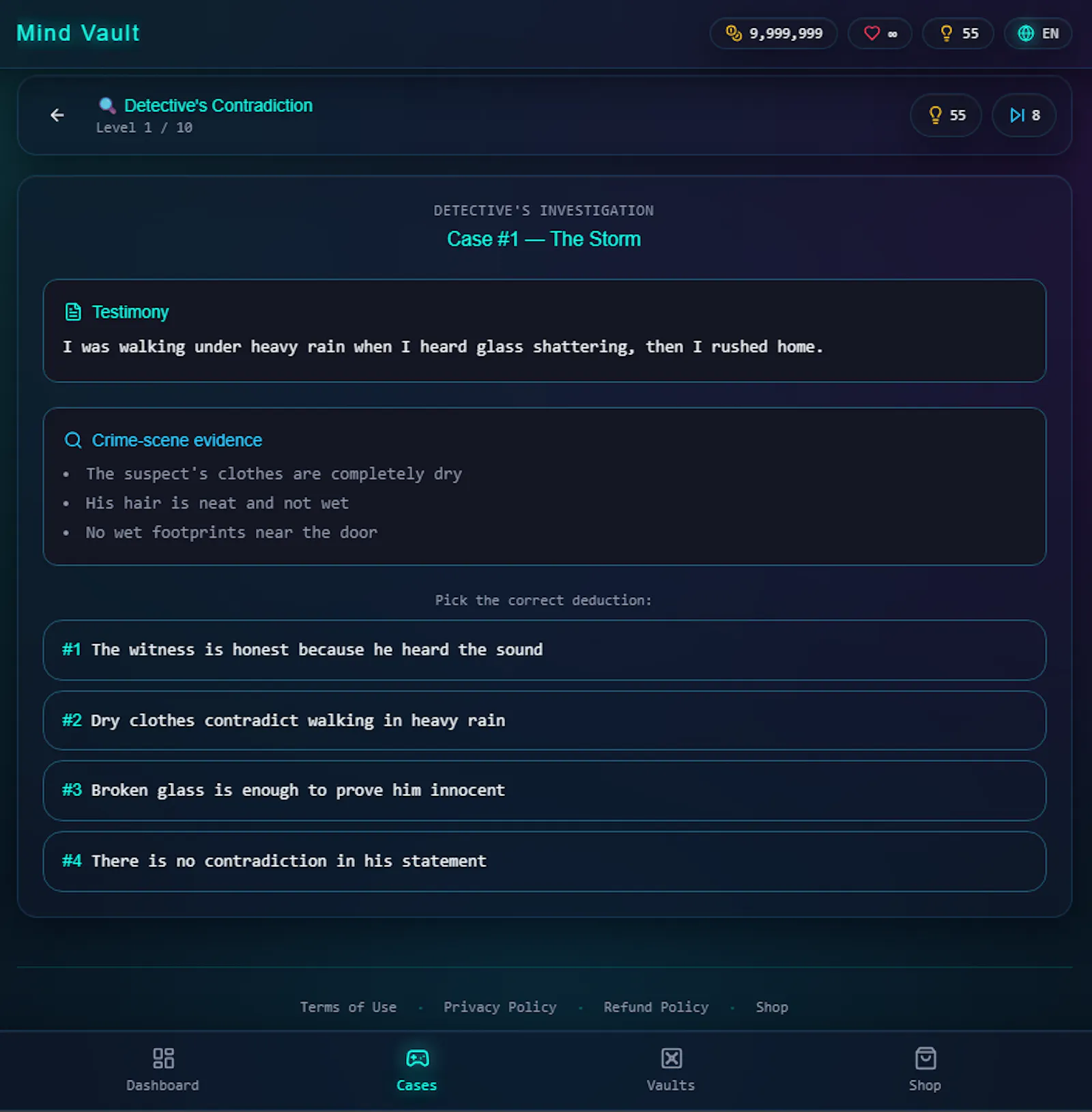 Mind Vault screenshot 2