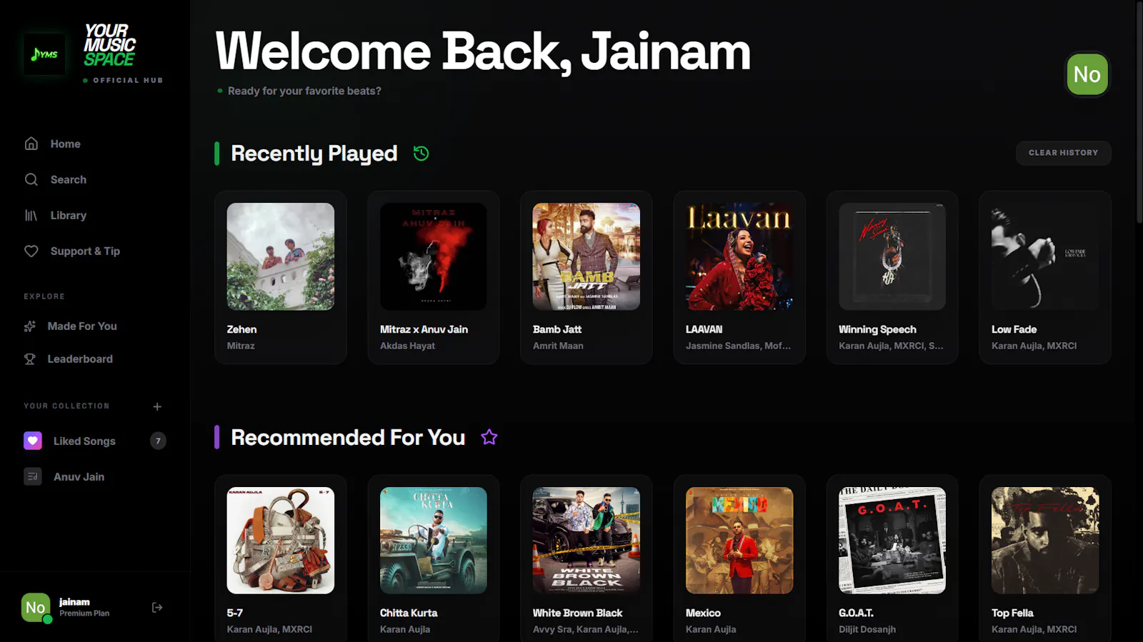 Your Music Space screenshot 2