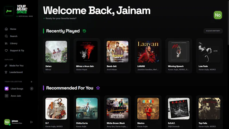 Your Music Space screenshot 2