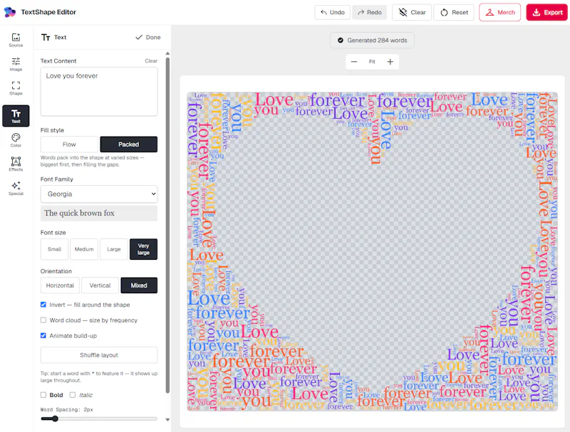 TextShape screenshot 4