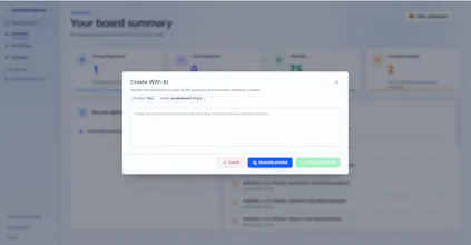 BoringBoard, another fork of focalboard gallery image