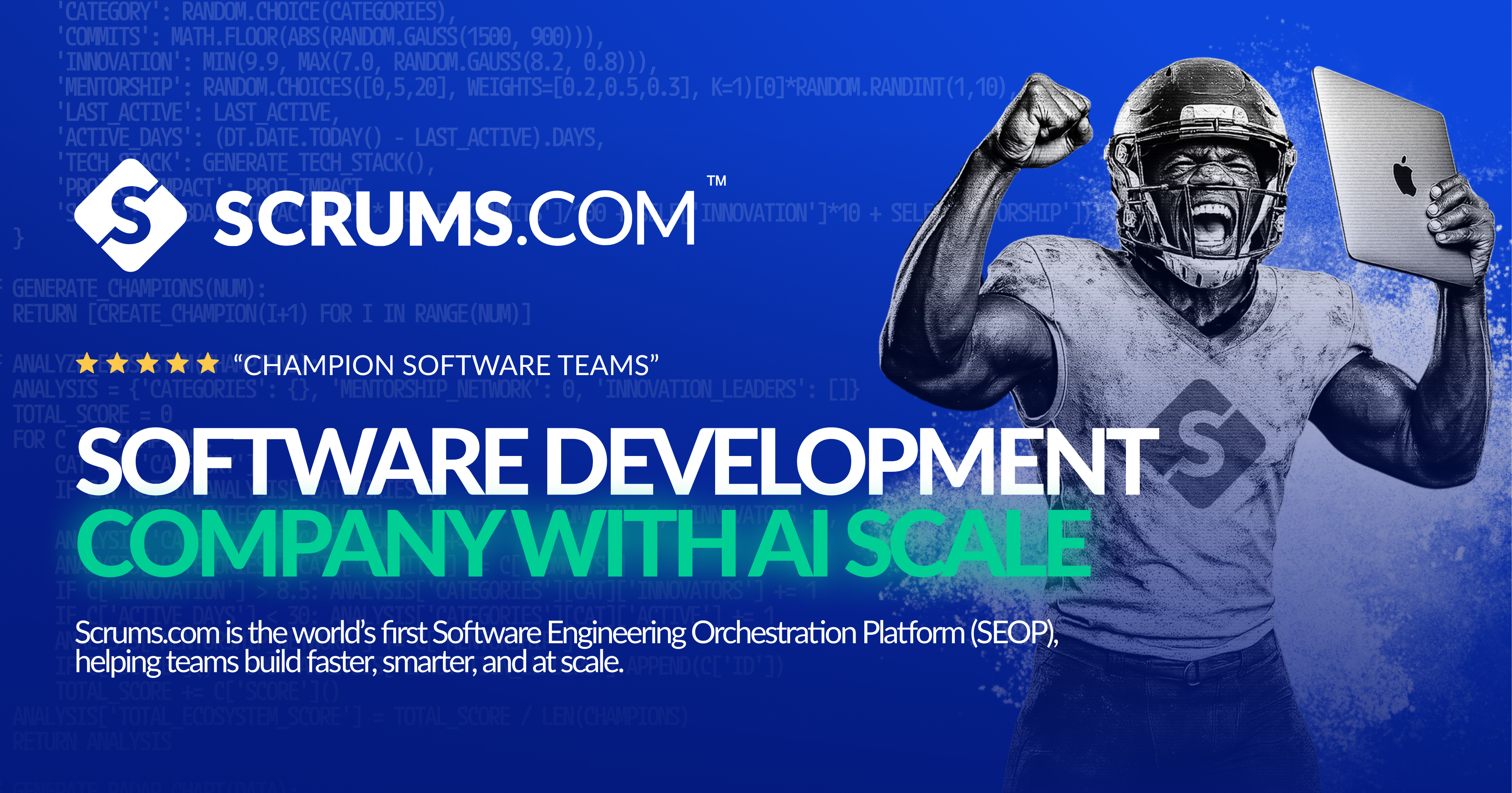 Scrums.com - แพลตฟอร์ม orchestration วิศวกรรมซอฟต์แวร์ (SEOP) media 1