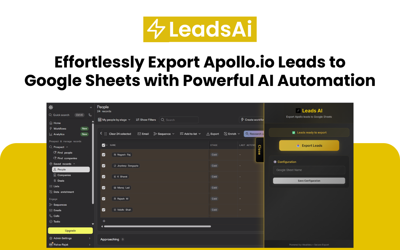 리즈는 - apollo.io 리드를 쉽게 수출합니다 미디어 2