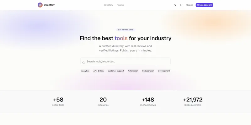 Next.js 15 Directory Boilerplate screenshot 3