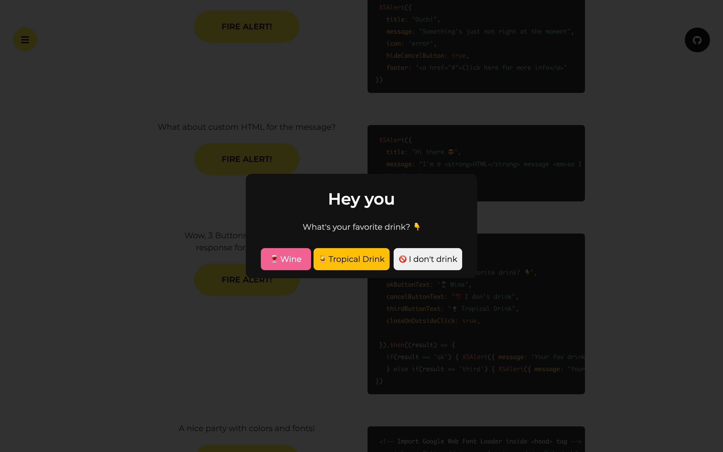 Média Xsalert - Une belle alerte JavaScript réactive et entièrement personnalisable 4