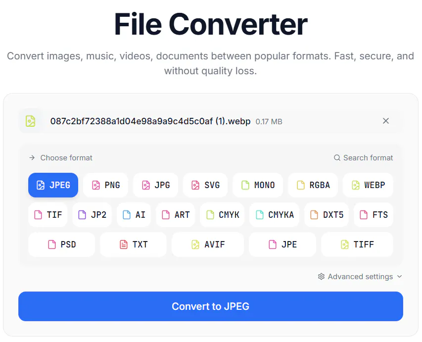 Convert.bz gallery image