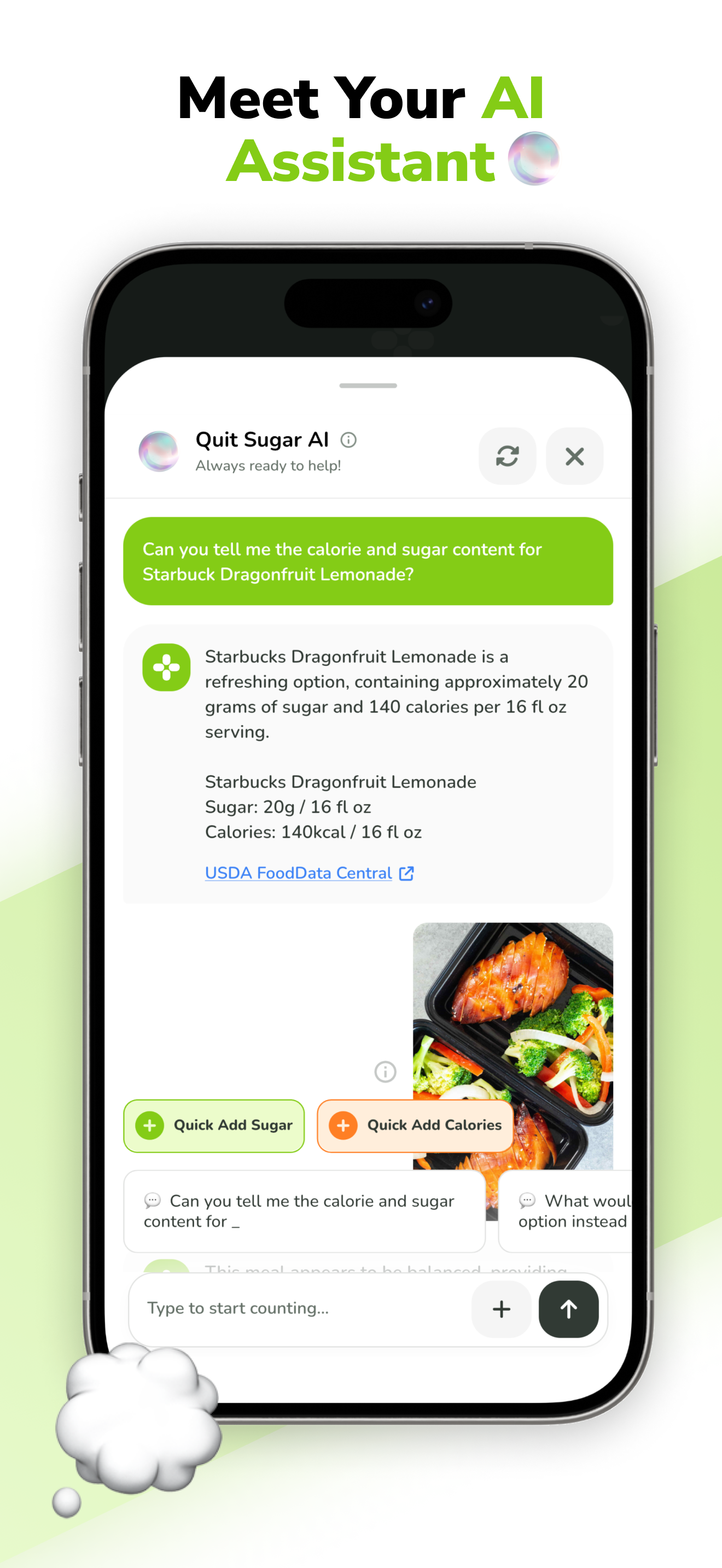 QuitSugar: Track & Cut Sugar gallery image