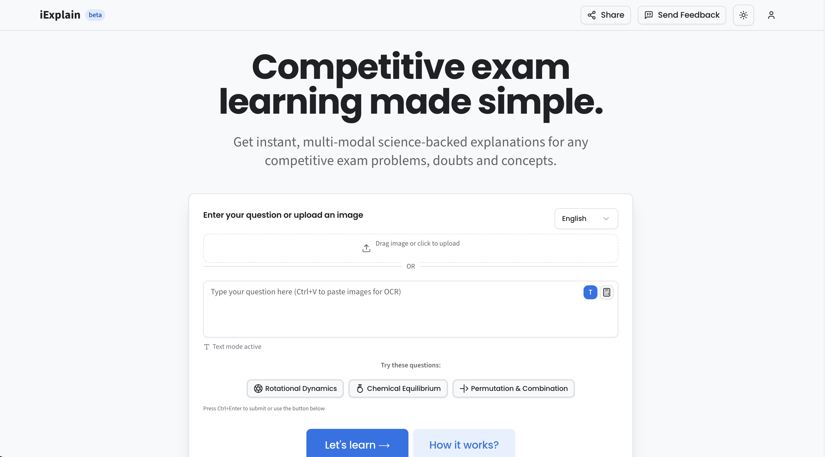 Média Iexplater - Application alimentée par l'IA pour les doutes et explications des examens STEM 1