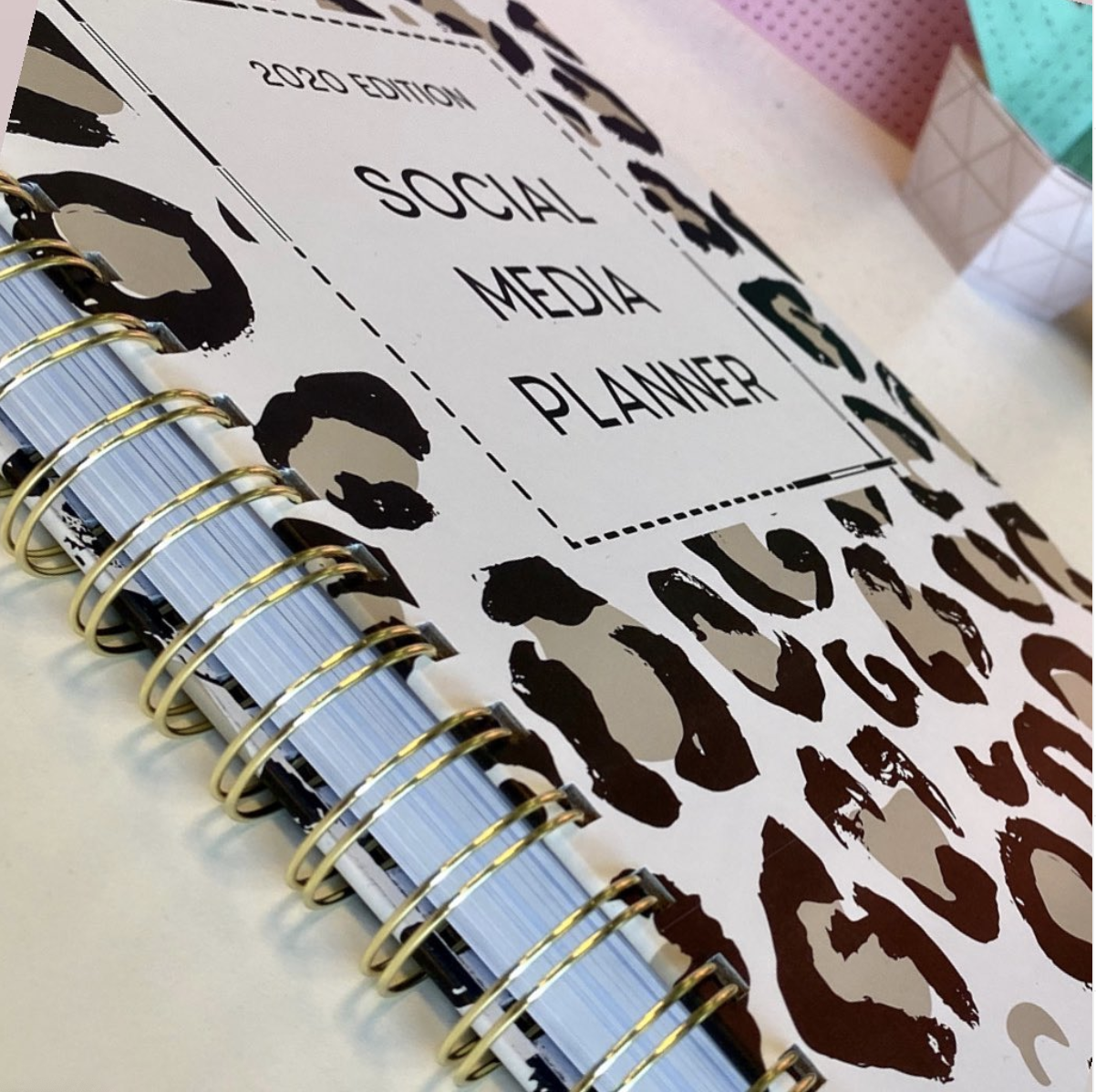 A4 Hardback Social Media Planner 2020 gallery image