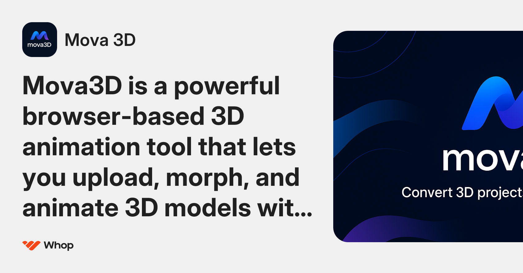 Mova 3D gallery image