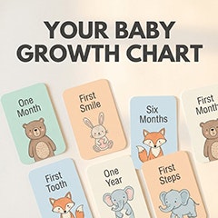 Your Baby Growth Chart – Editable Canva