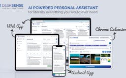 DeskSense- AI-powered Personal Assistant media 1