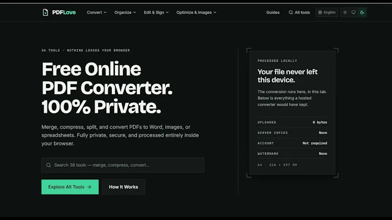PDFLove screenshot 1 (video preview)