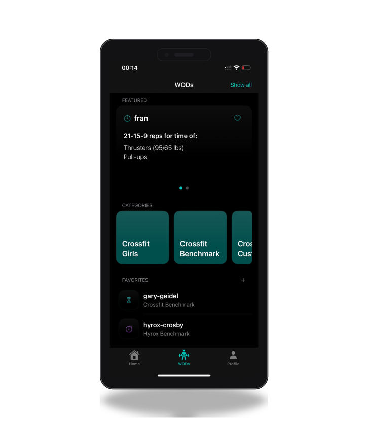 WODMotions -elite performance tracking gallery image