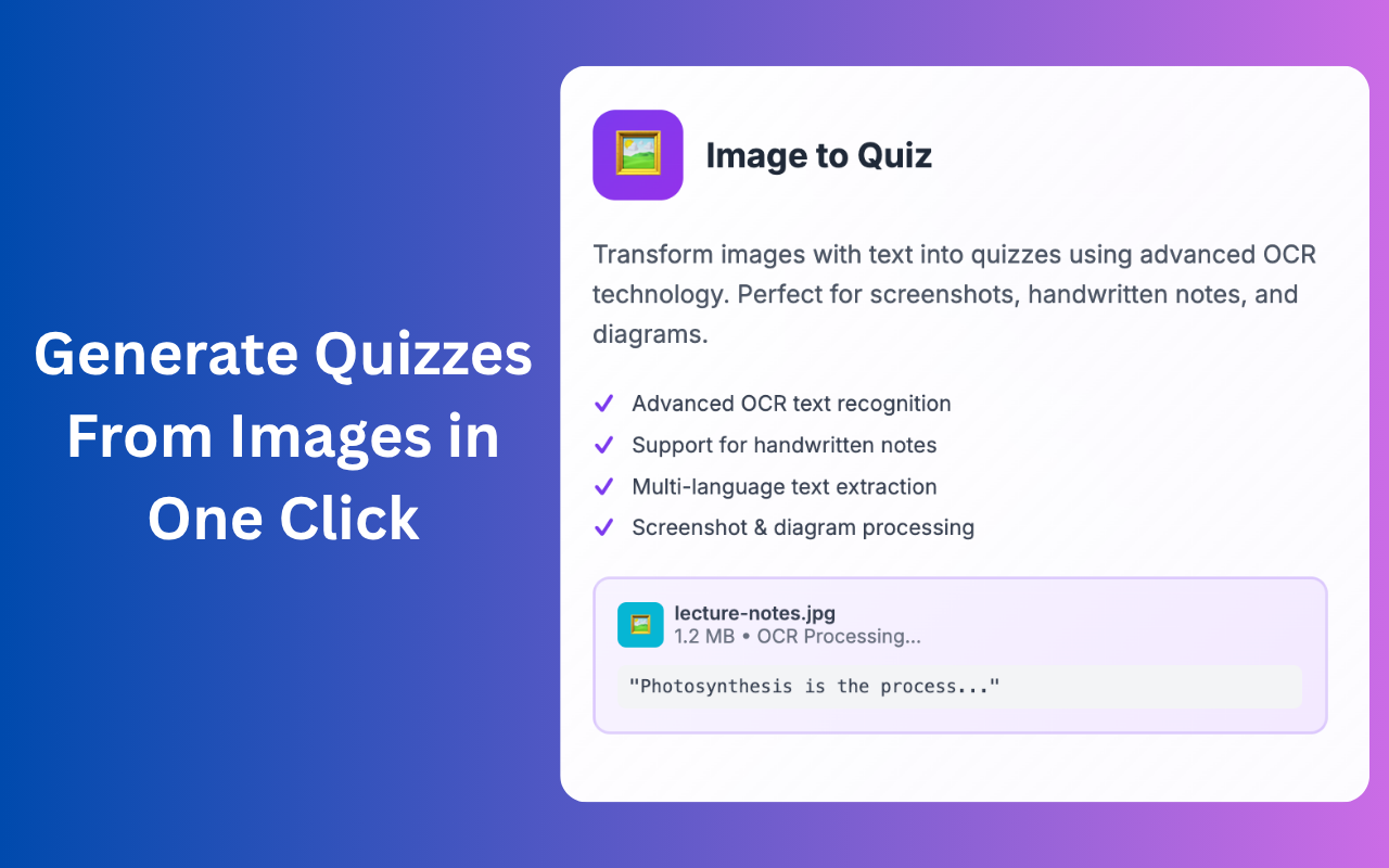 DODOGENAI Generate Quizzes with AI gallery image