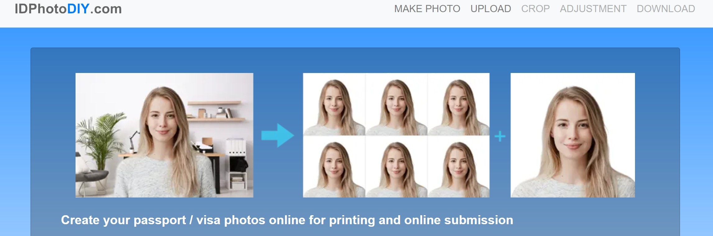 Make Passport Photos Online