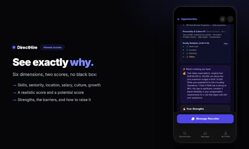 DirectHire screenshot 1