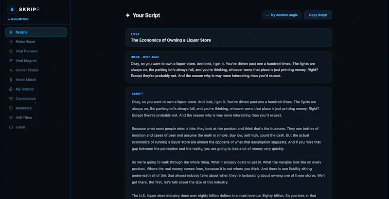 Skripr screenshot 4