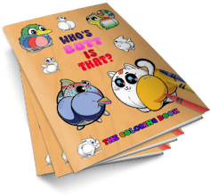 Who's Butt Is That? - 30 Coloring Pages gallery image
