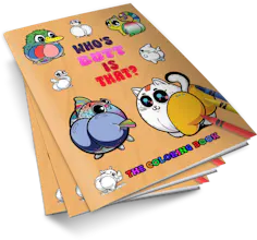Who's Butt Is That? - 30 Coloring Pages gallery image