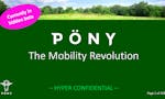 Pitch: Pöny - The Mobility Revolution image