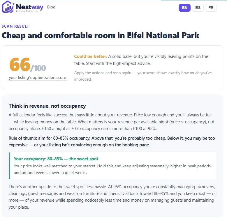 Nestway — Airbnb Listing Optimizer gallery image