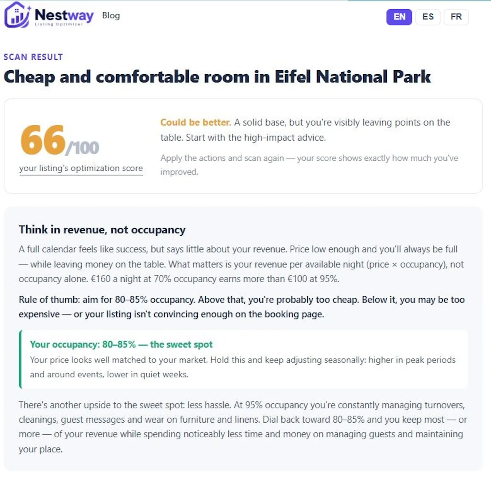 Nestway — Airbnb Listing Optimizer screenshot 4