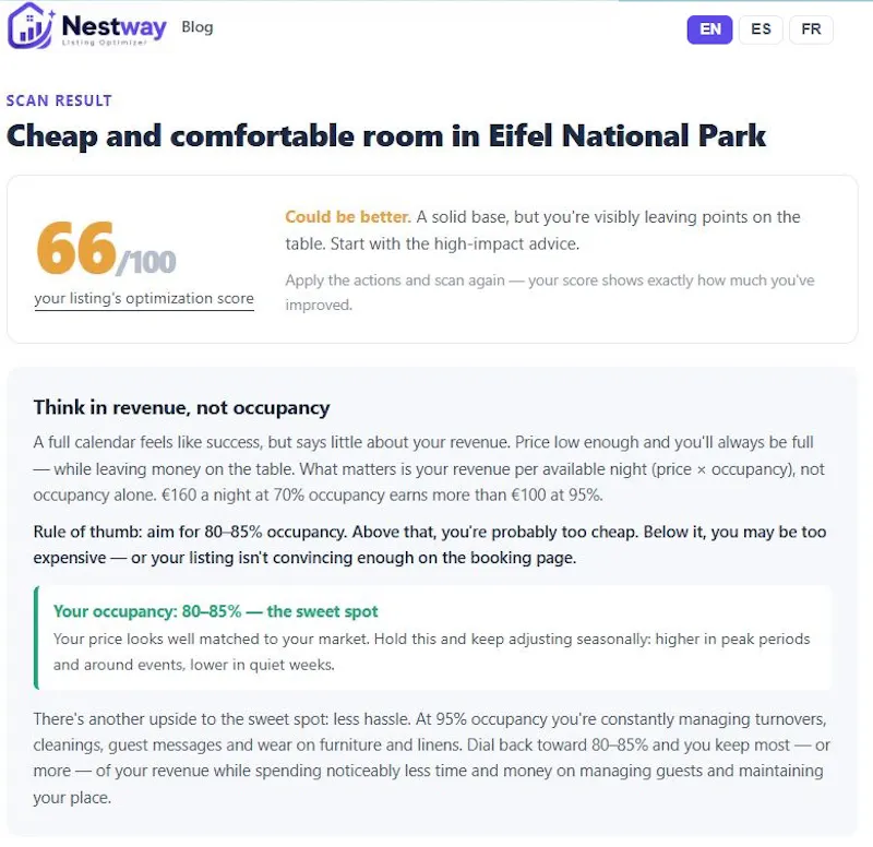 Nestway — Airbnb Listing Optimizer screenshot 4