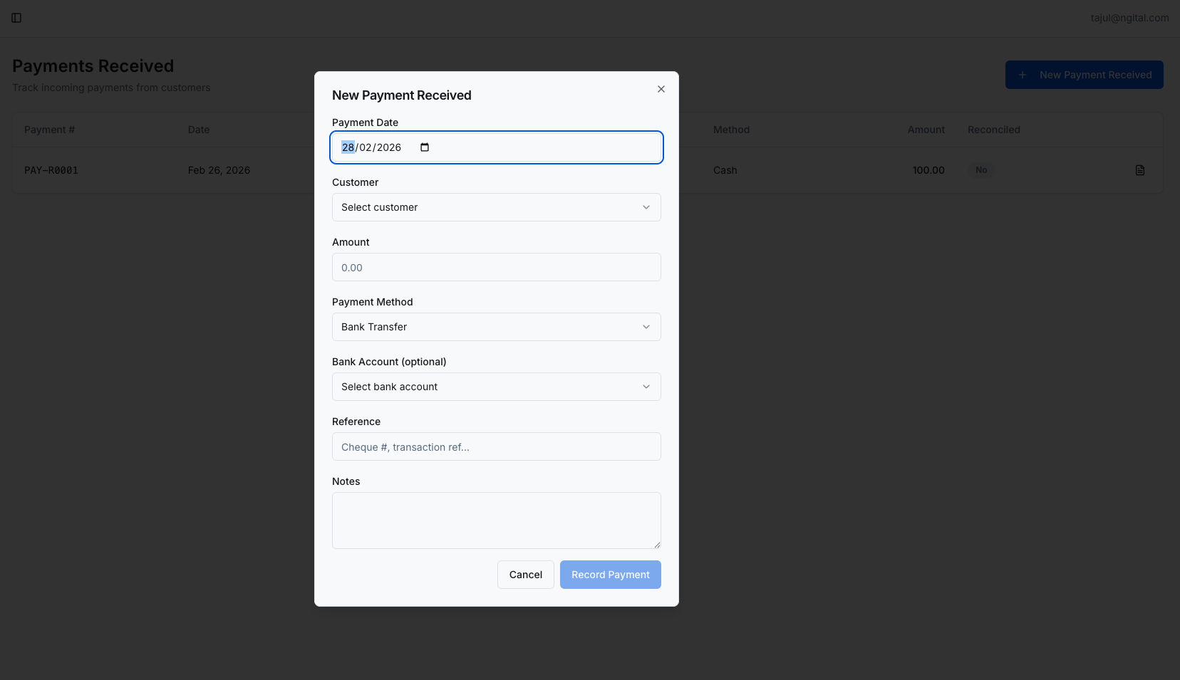 Accunts - Main product screenshot demonstrating key features and user interface