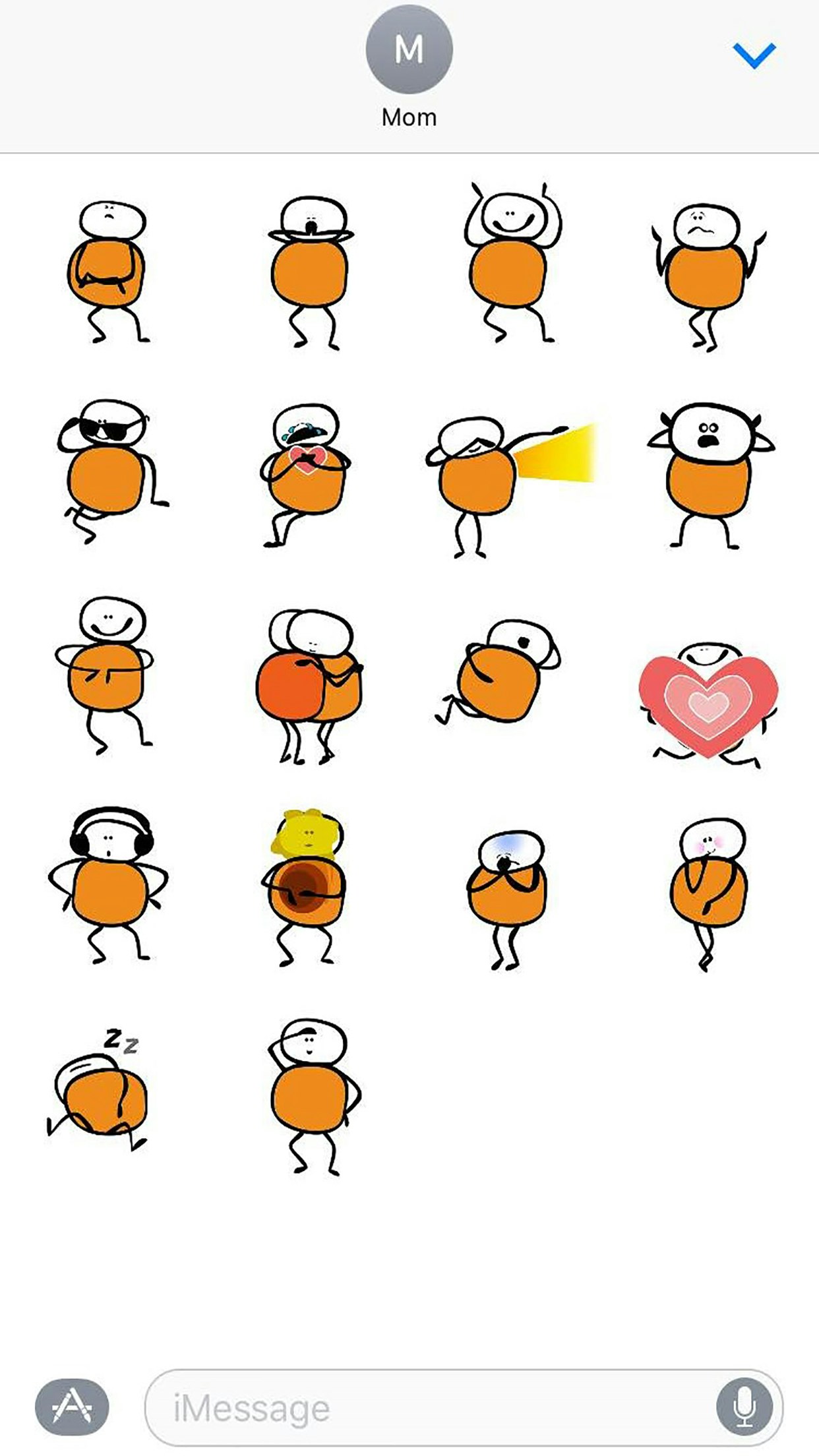 Chumpu iMessage Sticker Pack gallery image