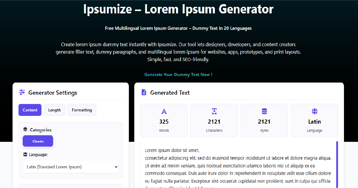 Ipsumize gallery image