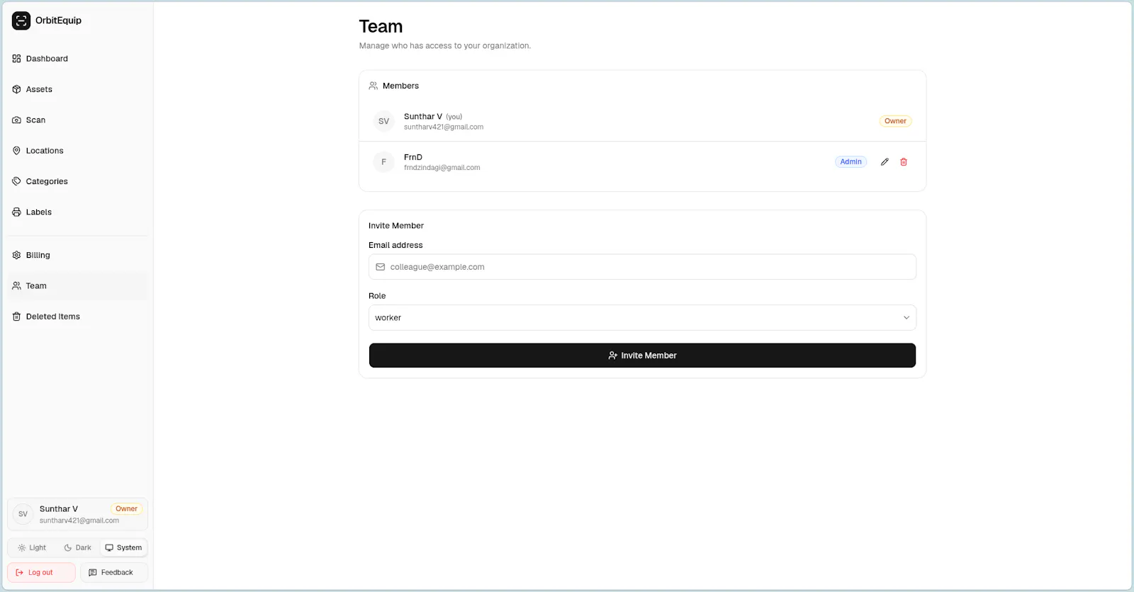 OrbitEquip screenshot 3