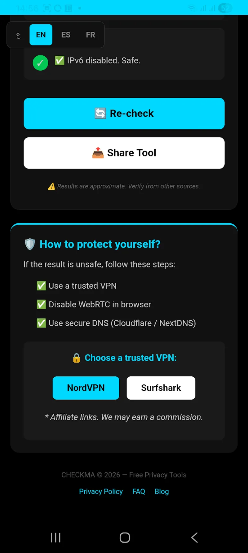 CHECKMA screenshot 2