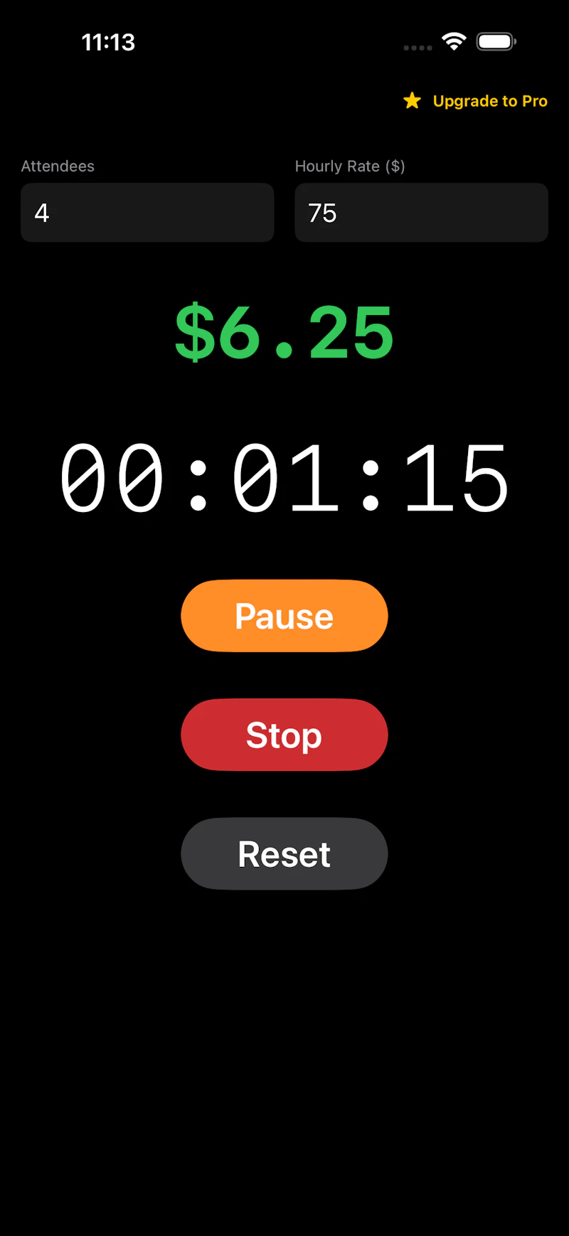 Meeting Clock screenshot 1
