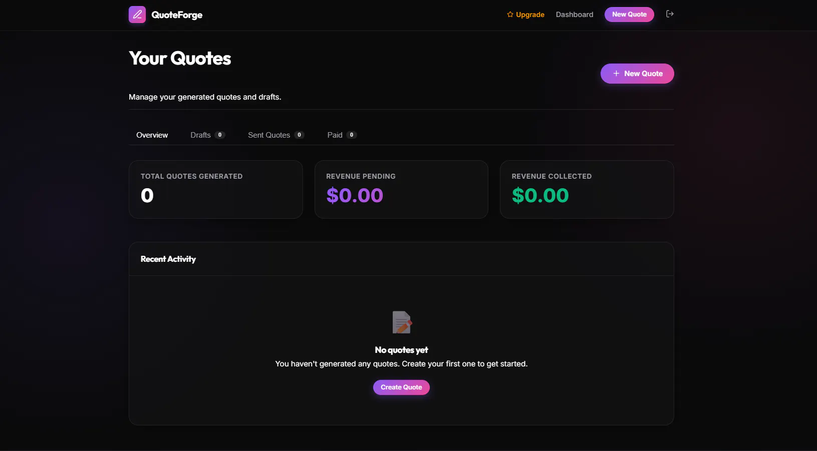 QuoteForge gallery image