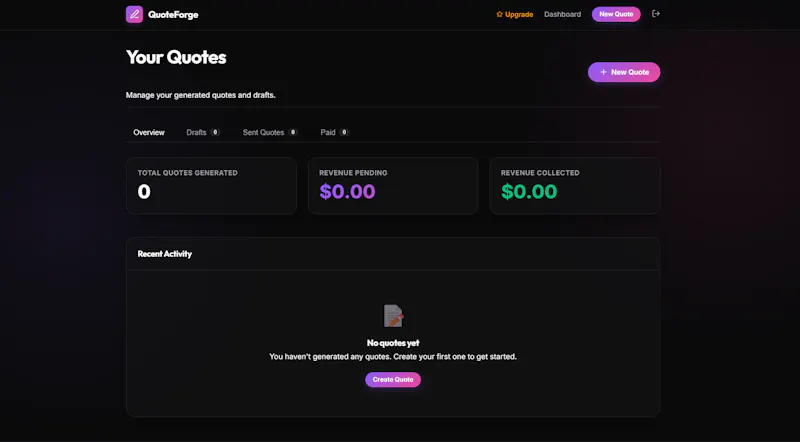 QuoteForge screenshot 3