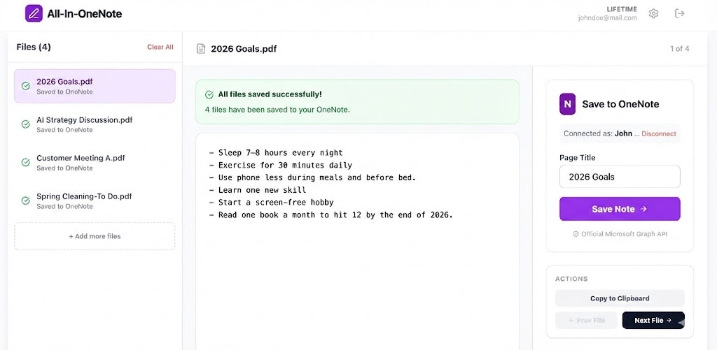 All-In-OneNote gallery image