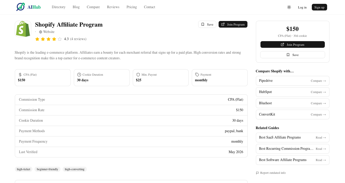 Affiliate Info Hub gallery image