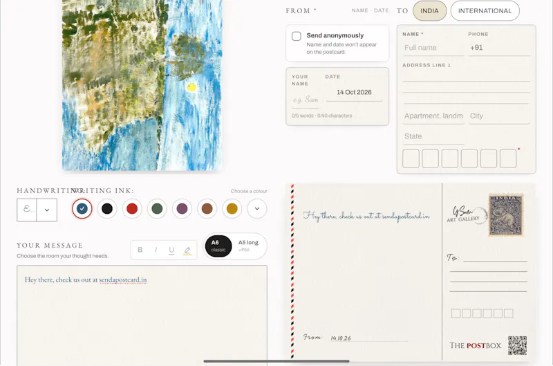 Send a postcard.in screenshot 5