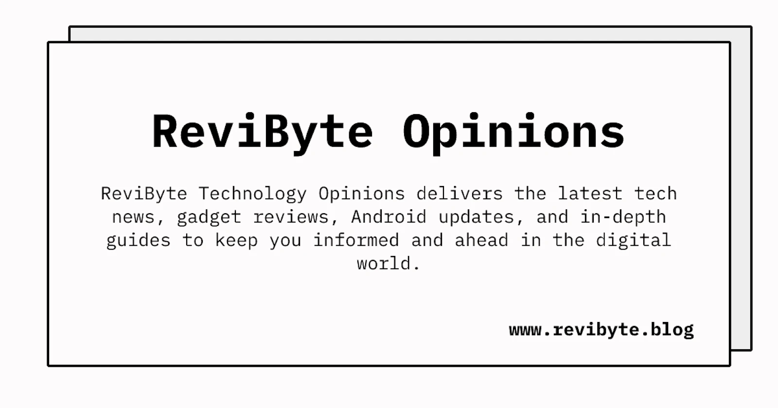 ReviByte Opinions  screenshot 1
