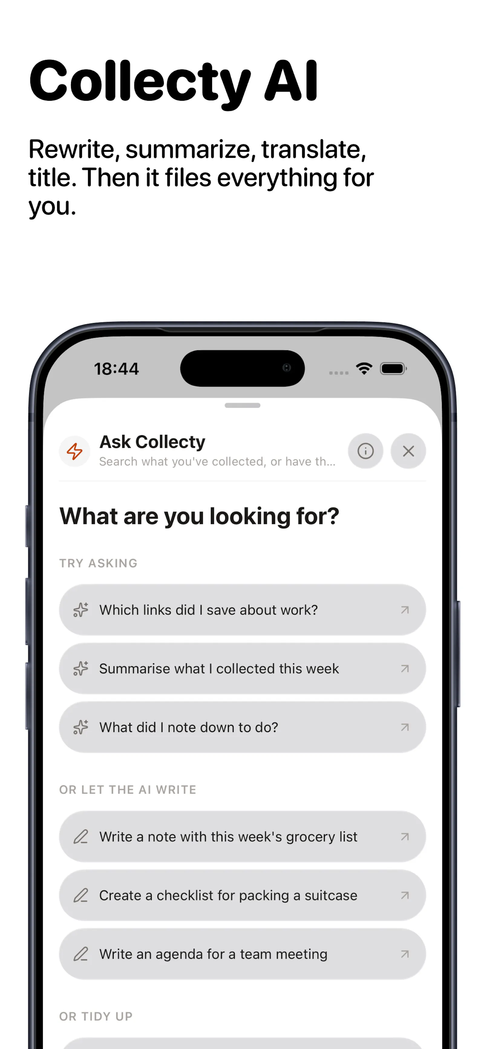 Collecty screenshot 4
