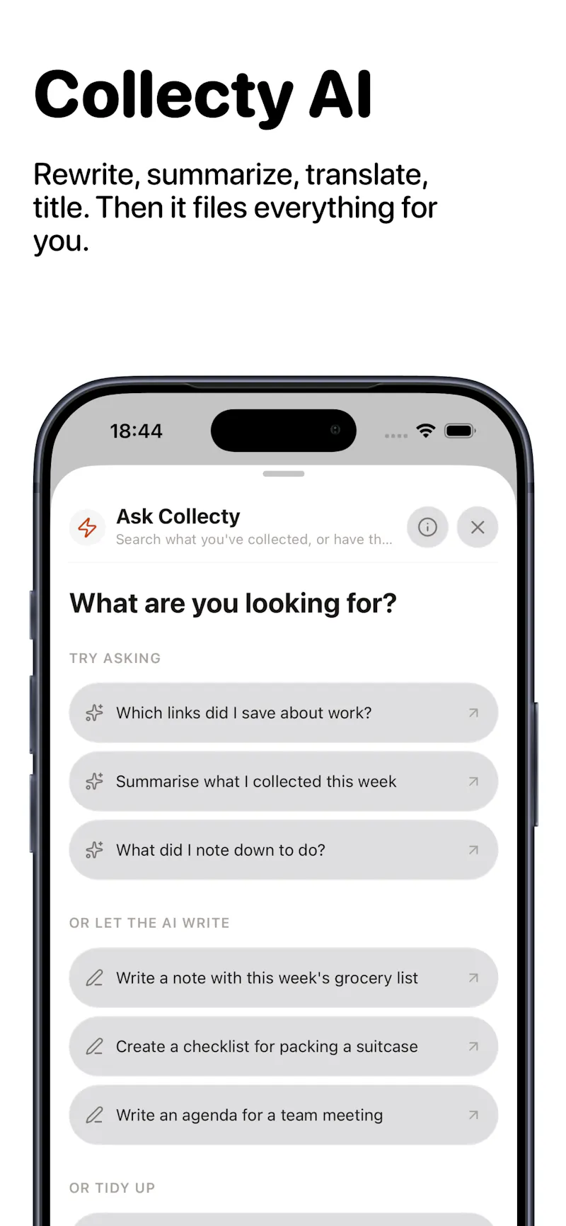 Collecty screenshot 4