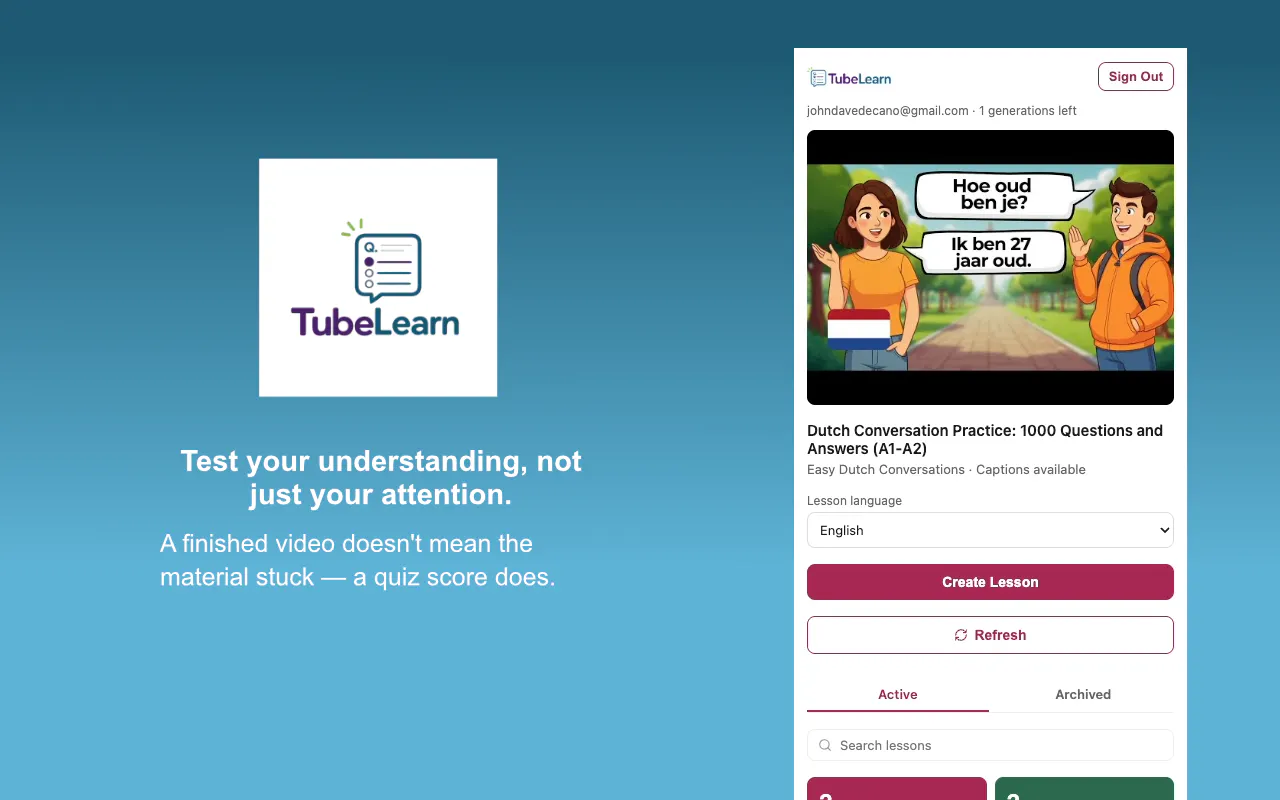 TubeLearn gallery image
