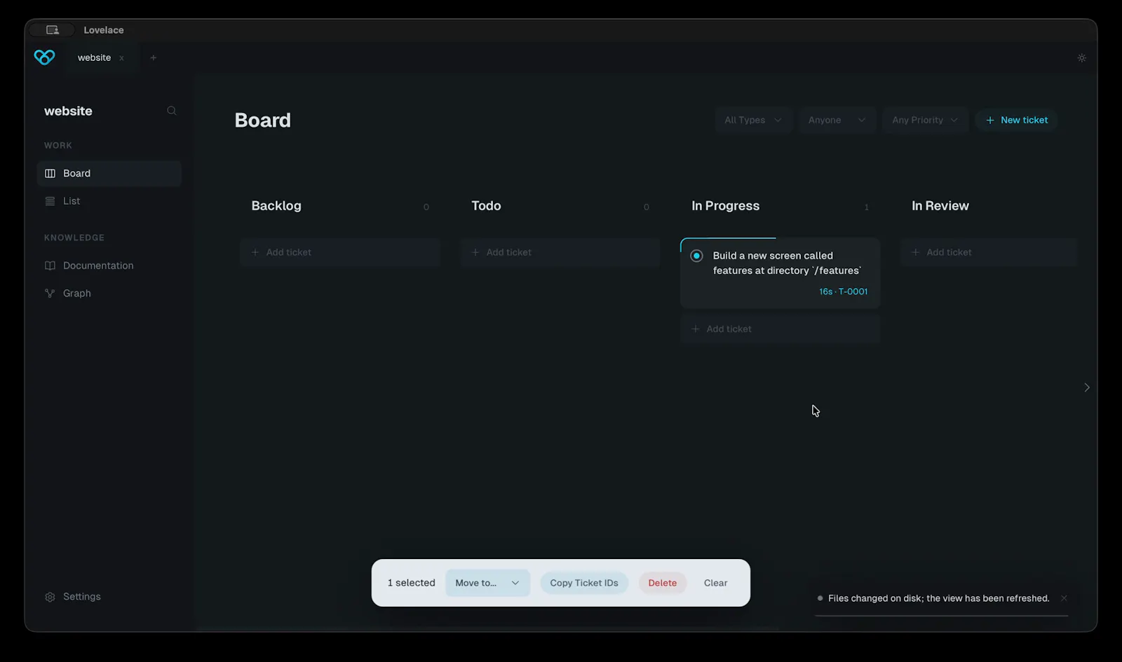 Lovelace screenshot 3